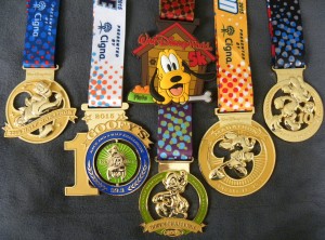 2015 Dopey Challenge Medals
